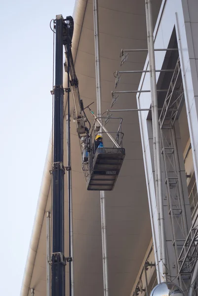 Preparations for cleaning at height