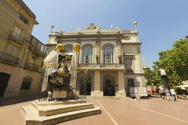 Entrance in Theatre and Museum Dali, Figueres, Spain.