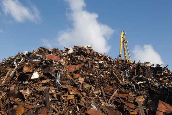 Scrap metal heap