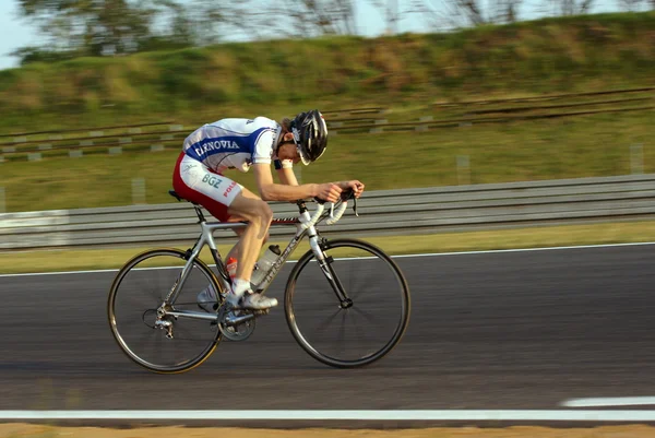 Cycling Training on the track car