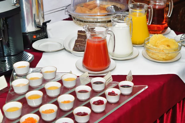 Breakfast at the hotel. Breakfast Buffet. — Stock Photo #18989903