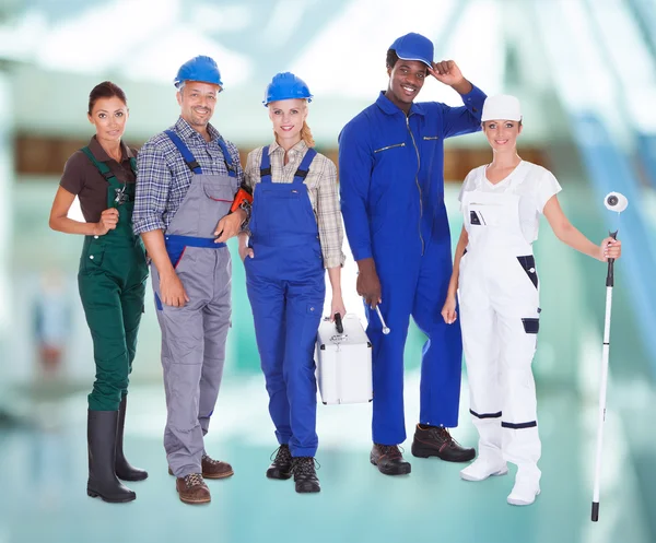 Group Of Multiracial People With Diverse Professions