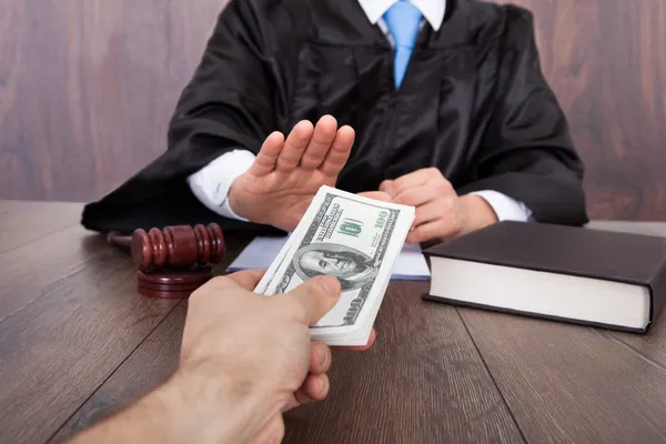 Judge Taking Bribe From Client