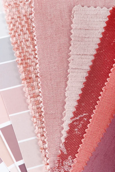 Upholstery texture color samples