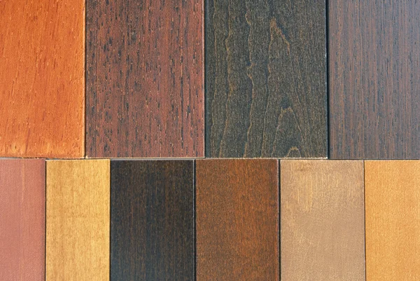 Wood color and texture samples