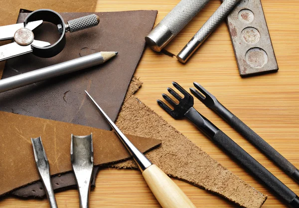 Handmade leathercraft tool — Stock Photo #41656817