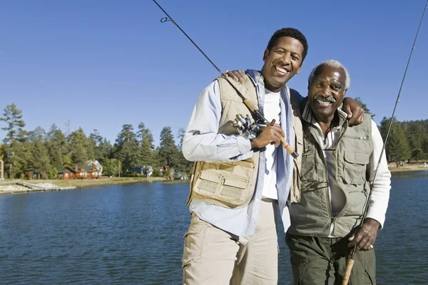 Father and Son Fishing