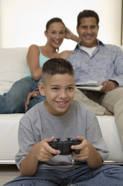 Son Play Video Games