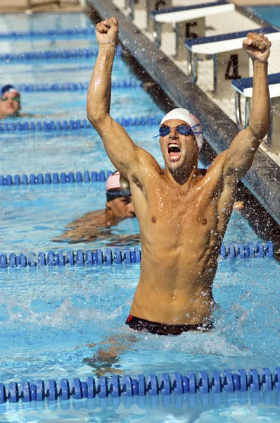 Winning Swimmer