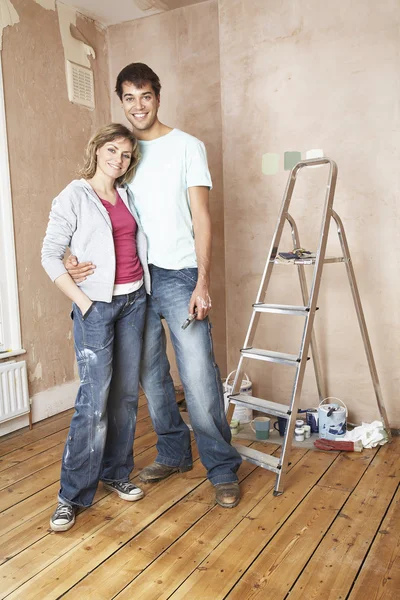 Couple in living room