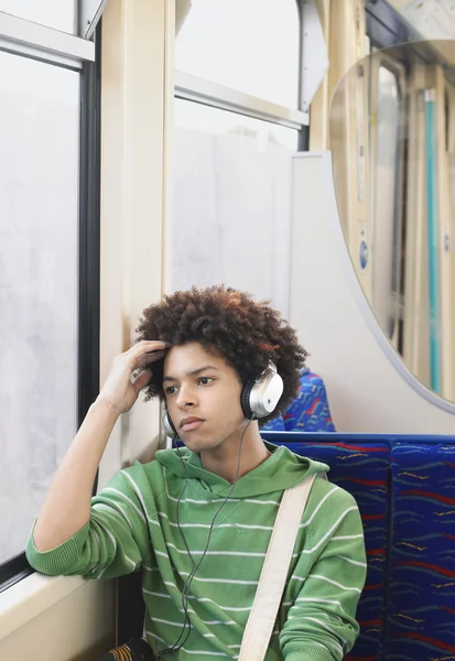 Young Man in Headphones