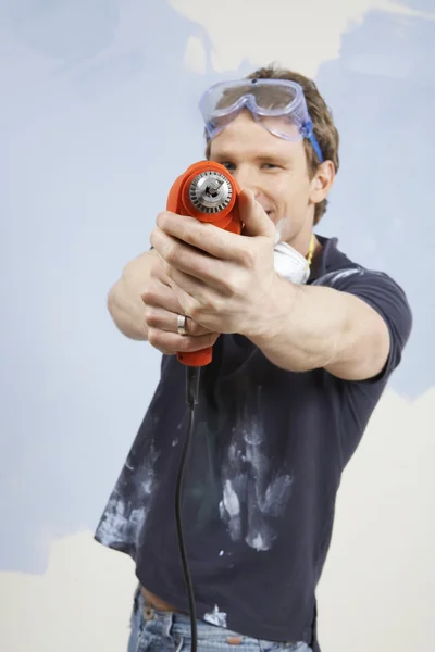 Man pointing drill