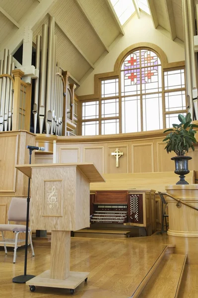 Modern church interior