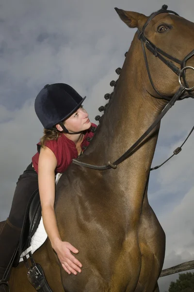 Girl on horseback