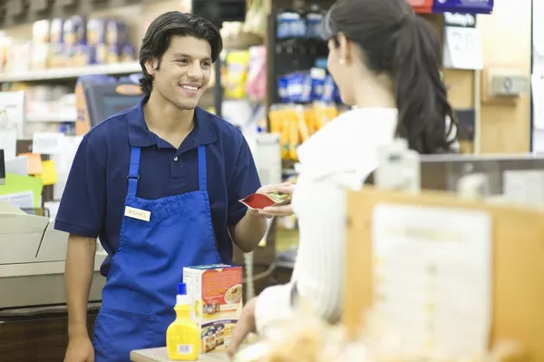 Supermarket employee