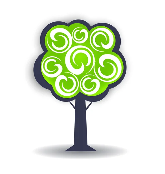 Season tree logo design element — Stock Vector #26667605