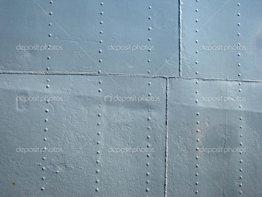 Detaillierte grau metall historisches schiff wand mit nähten und ... Wohnzimmerwand grau