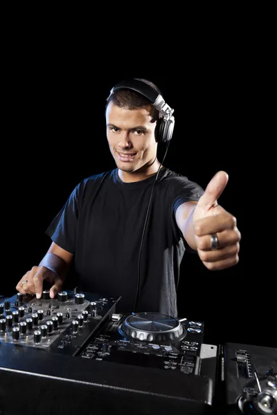 DJ with thumbs up