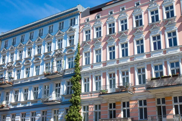 Restored houses in Berlin-Prenzlauer Berg