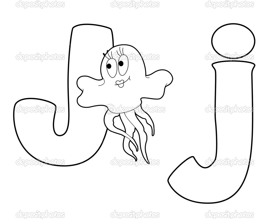 j is for jelly bean coloring pages - photo #16