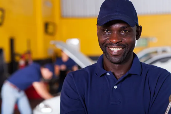 African male auto mechanic