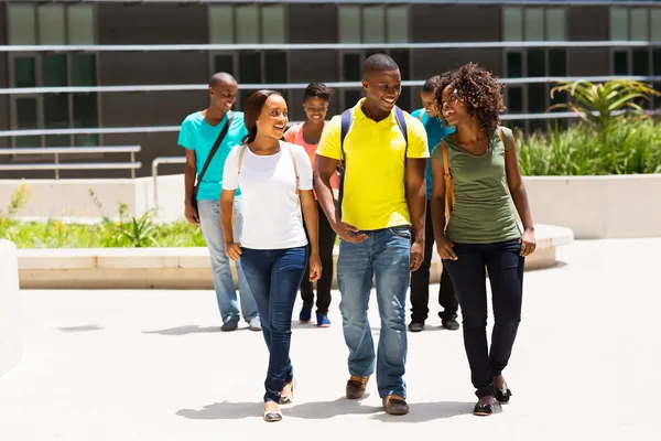 Students walking in campus