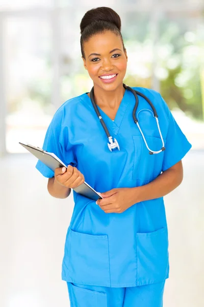 Female african american medical professional