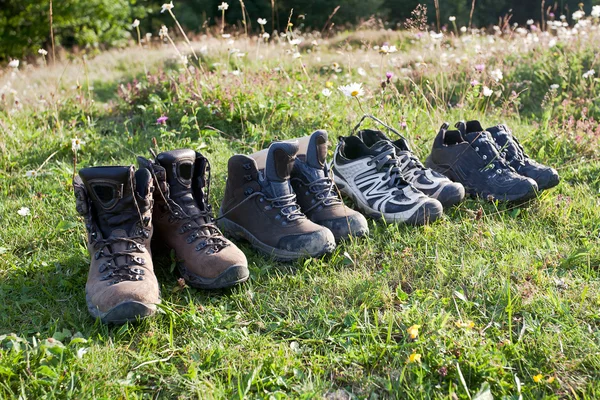 Trekking boots.