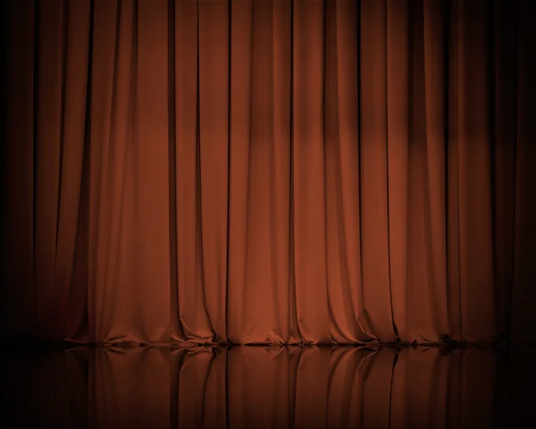 Curtain or drapes brown background
