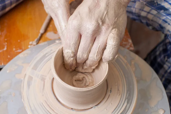 Hands of a potter