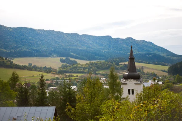 Rural church tower