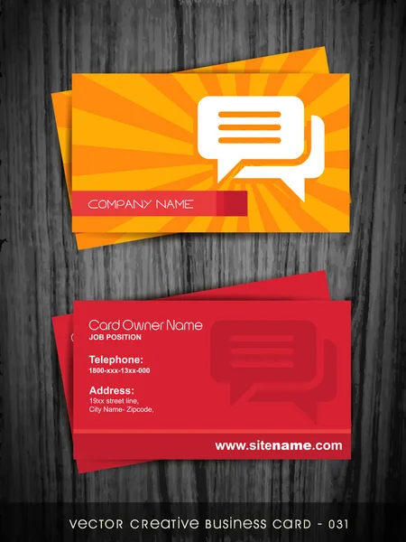 Business card design