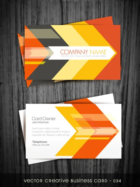 Arrow business card