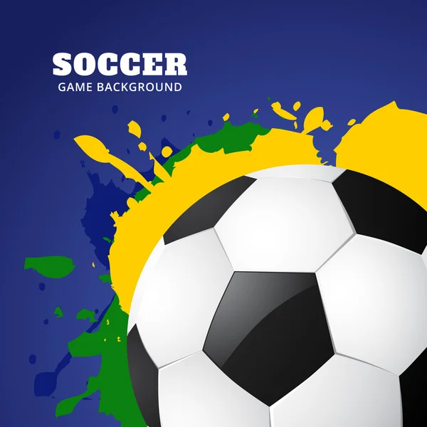 Soccer game design vector