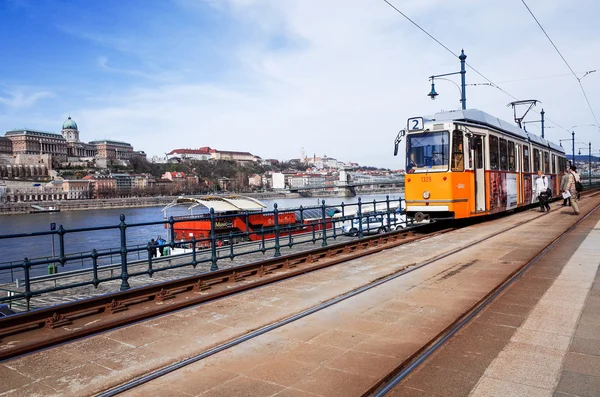 Typical,Tramway in Budapest