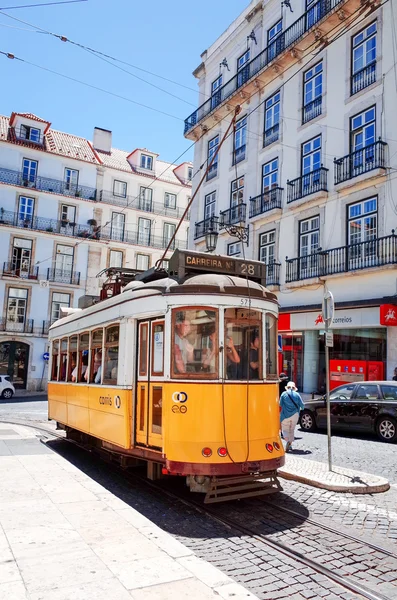 Lisbon,Portugal-May 11: Typical,Tramway on May 11, 2014