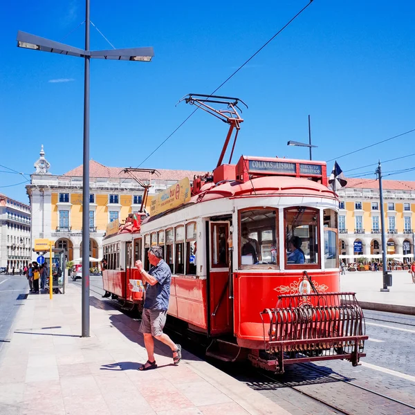 Typical Tramway in Lisbon