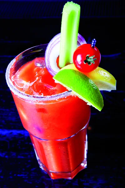 Сocktail, bloody Mary, Vodka, tomatoes, tomato juice, lime