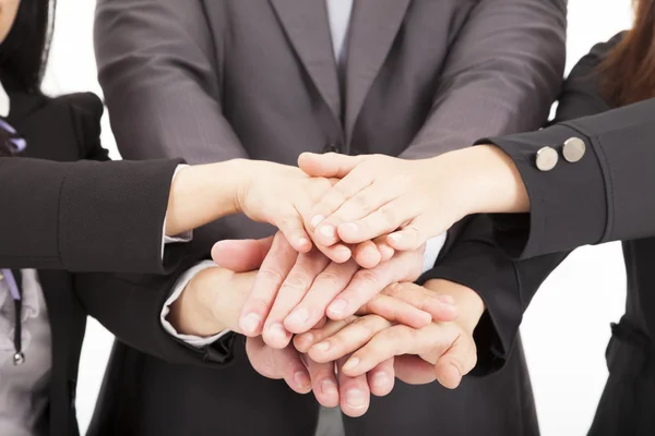 Business team with hand together for teamwork concept
