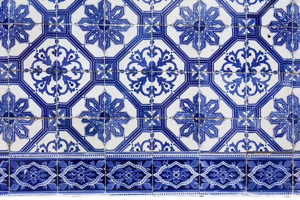 Handmade traditional Portugese Tile (azulejos), Lisbon, Europe