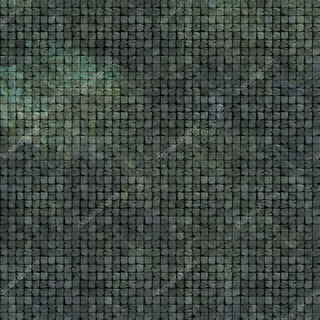 3d fliesen wand mosaikboden in grau grün blau grunge stein ... Wohnzimmerwand grau