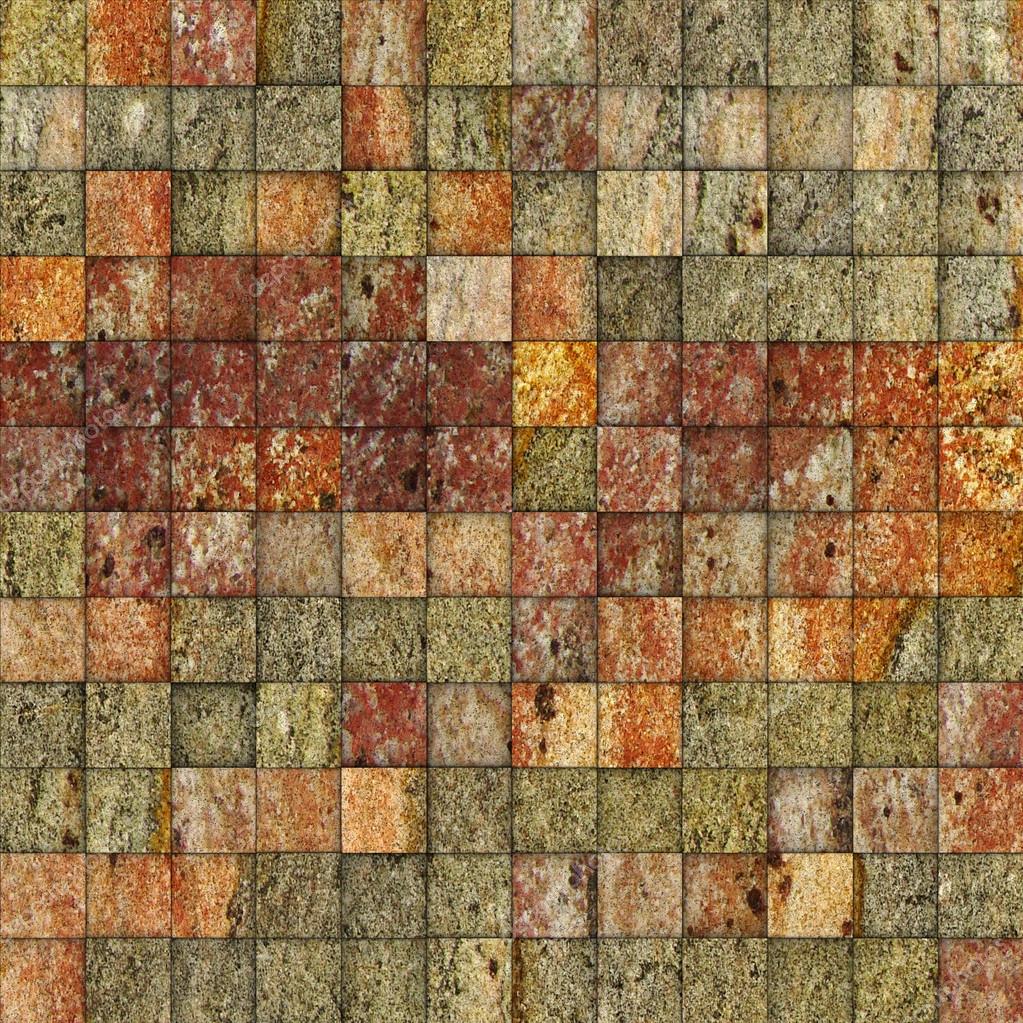 Mosaïque moucheté multi couleur mur carrelage — photographie ...