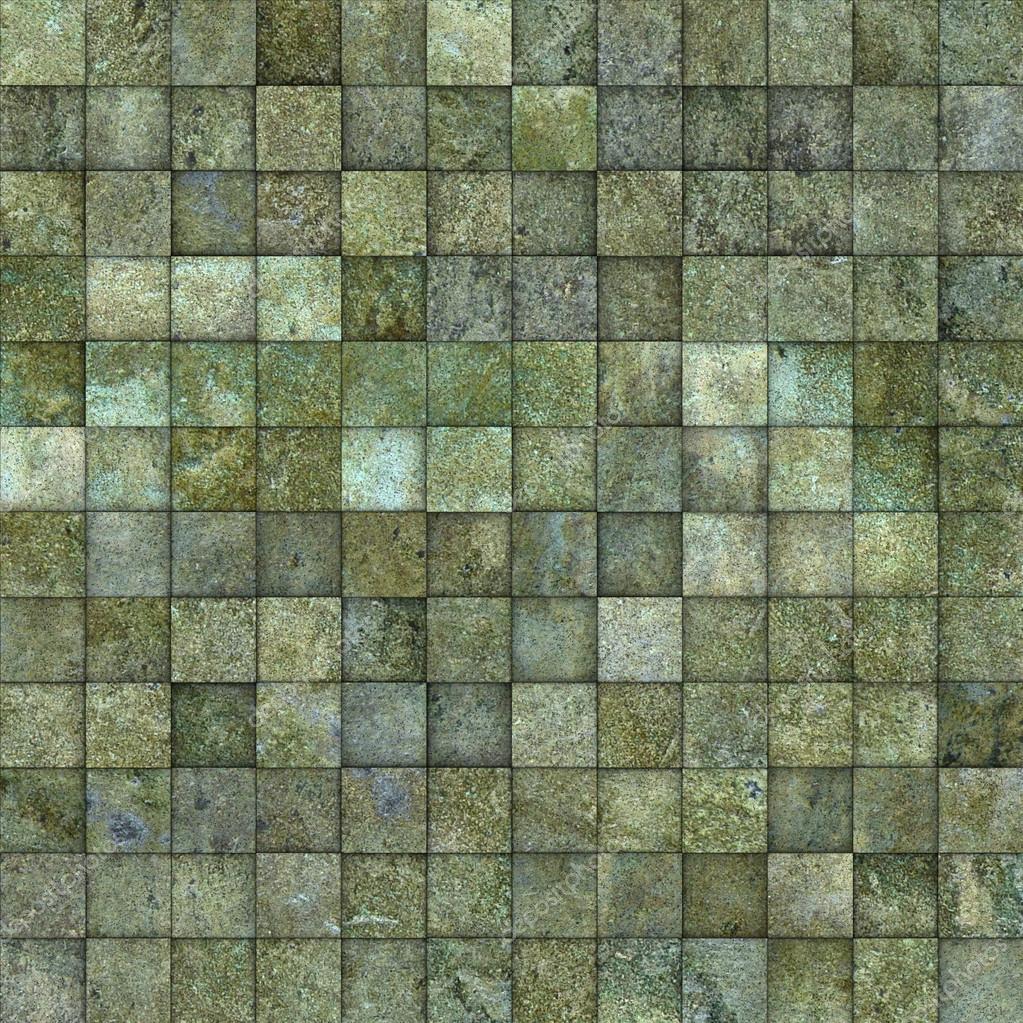 Grunge kakel mosaik vägg golv blÃ¥ grön — stockfotografi ...