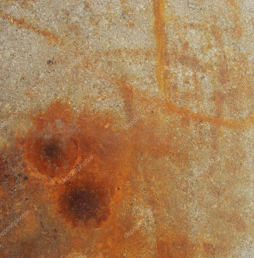 rust stains on worn concrete — Photo by johnjohnson rust stains on worn concrete — Photo by johnjohnson