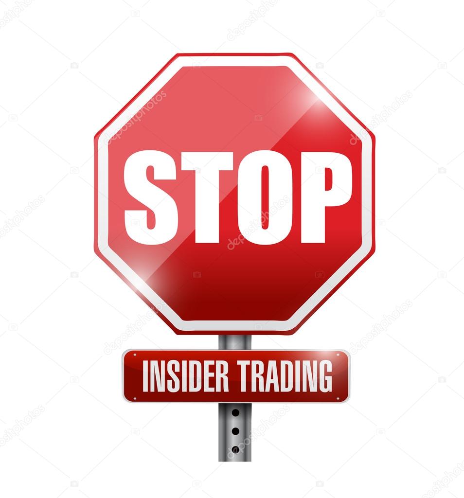 Stop insider trading road sign illustration design — Stock ...
