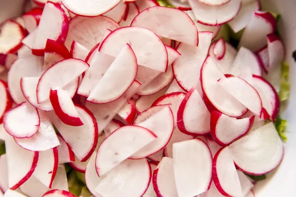 Sliced radish