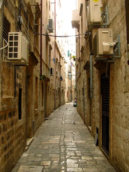 Zlatariceva narrow street in the old town of Dubrovnik