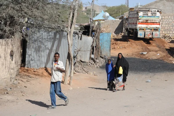 Somalis in the streets of the city of Hargeysa.