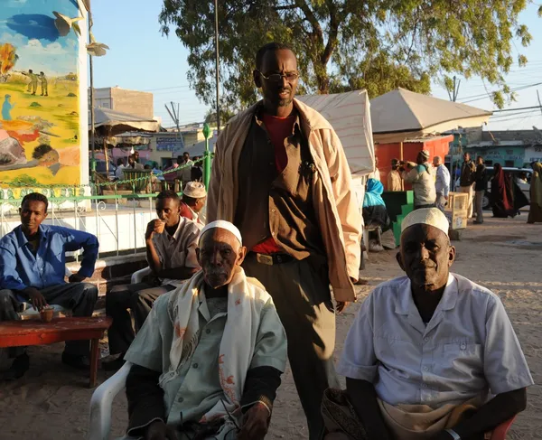 Somalis in the streets of the city of Hargeysa.