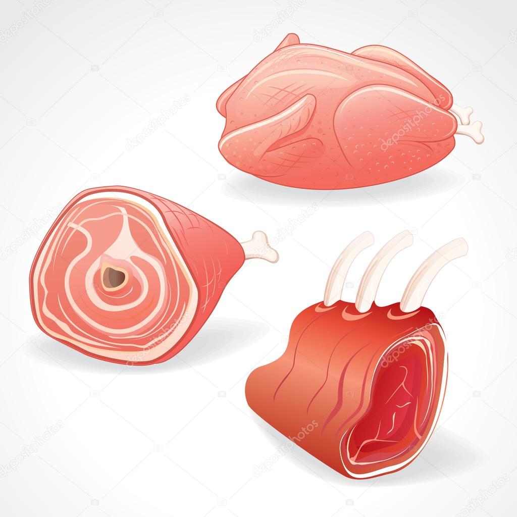 raw meat clipart - photo #7